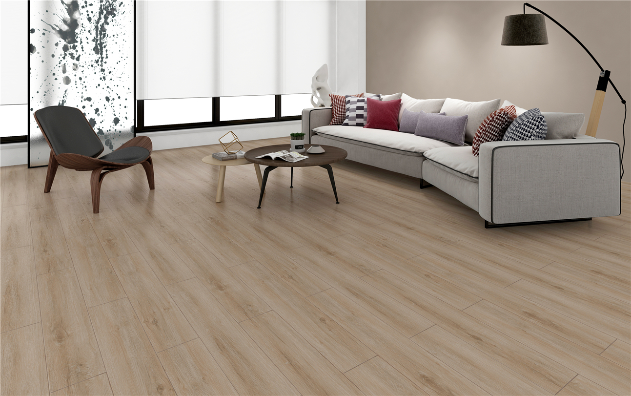 北美橡木木纹砖ICGS915015客厅空间效果图