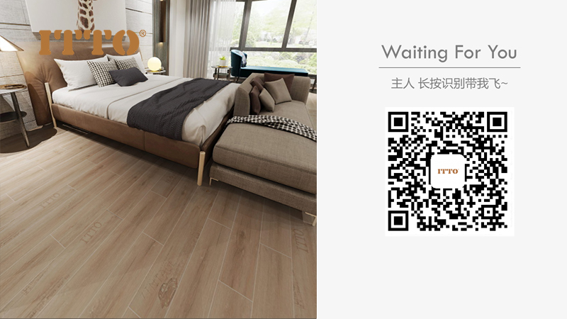 北美橡木木纹砖ICGS915012卧室VR全景图