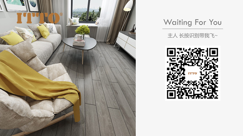 欧洲白橡（深灰）木纹砖ICGS915017客餐厅VR全景图